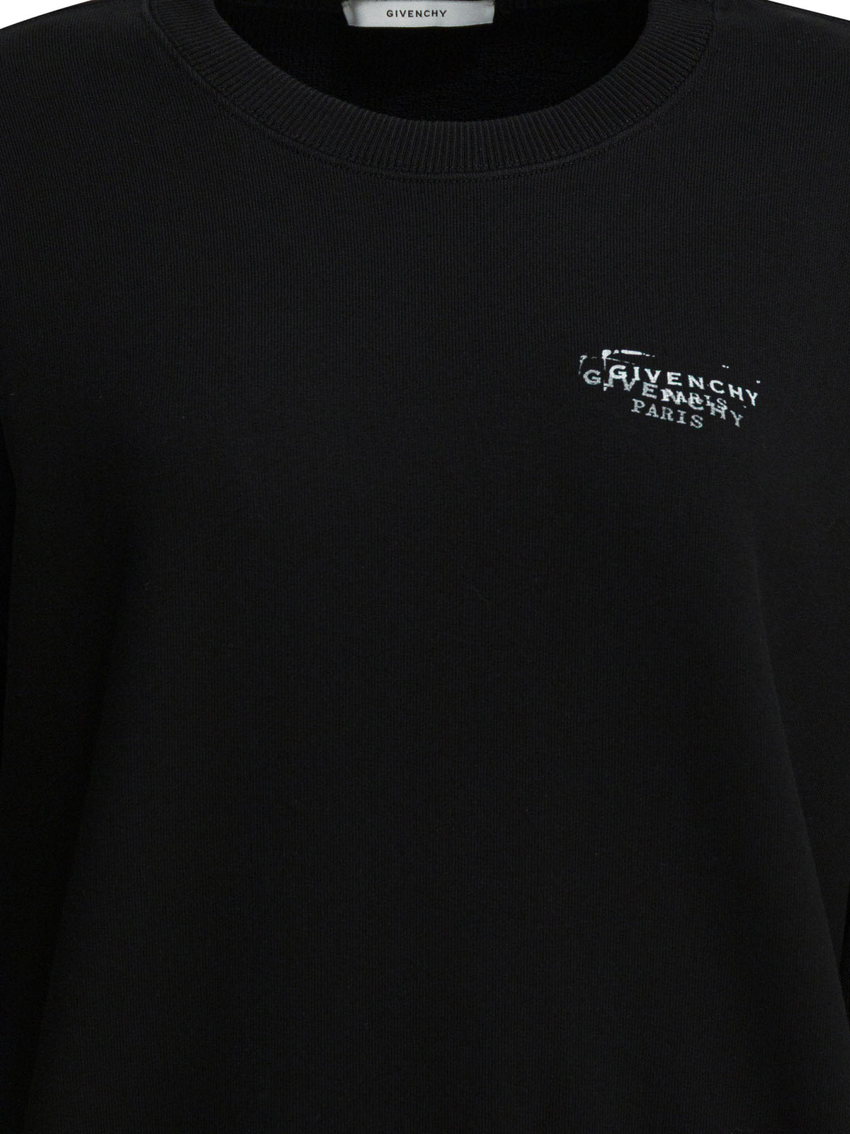 Givenchy Sweatshirt with Givenchy Stamp - Black