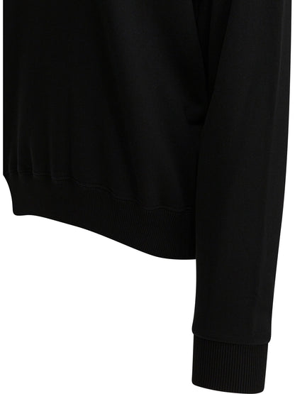 Givenchy Sweatshirt with Givenchy Stamp - Black