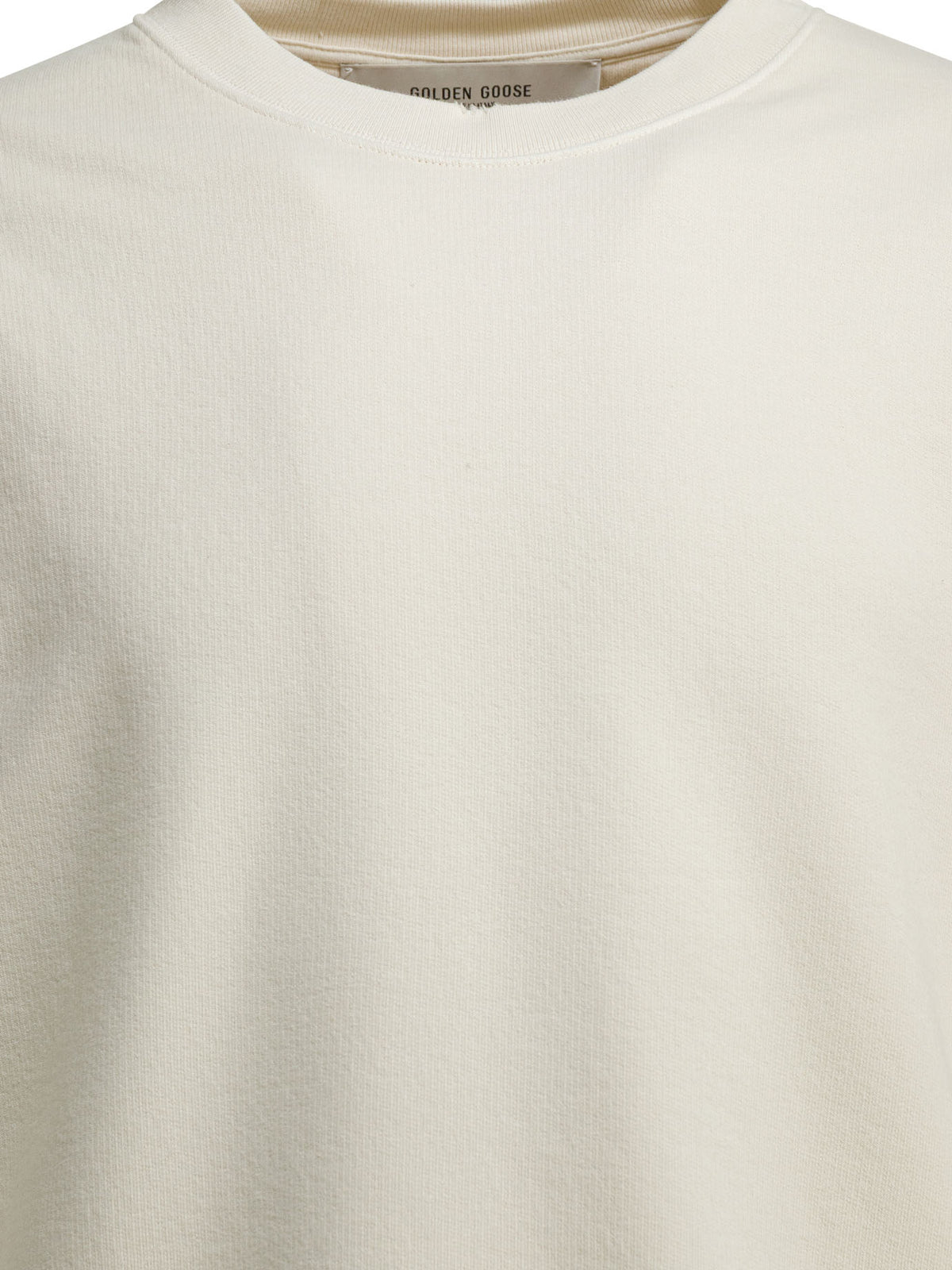 Golden Goose Crewneck sweatshirt with reverse logo - White
