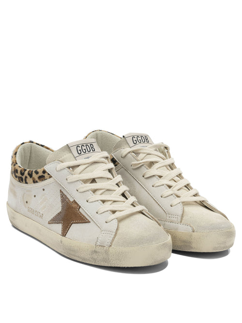Golden Goose "Super-Star" Low-Top Sneakers - White