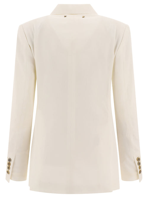 Golden Goose Double-breasted wool-blend blazer - White