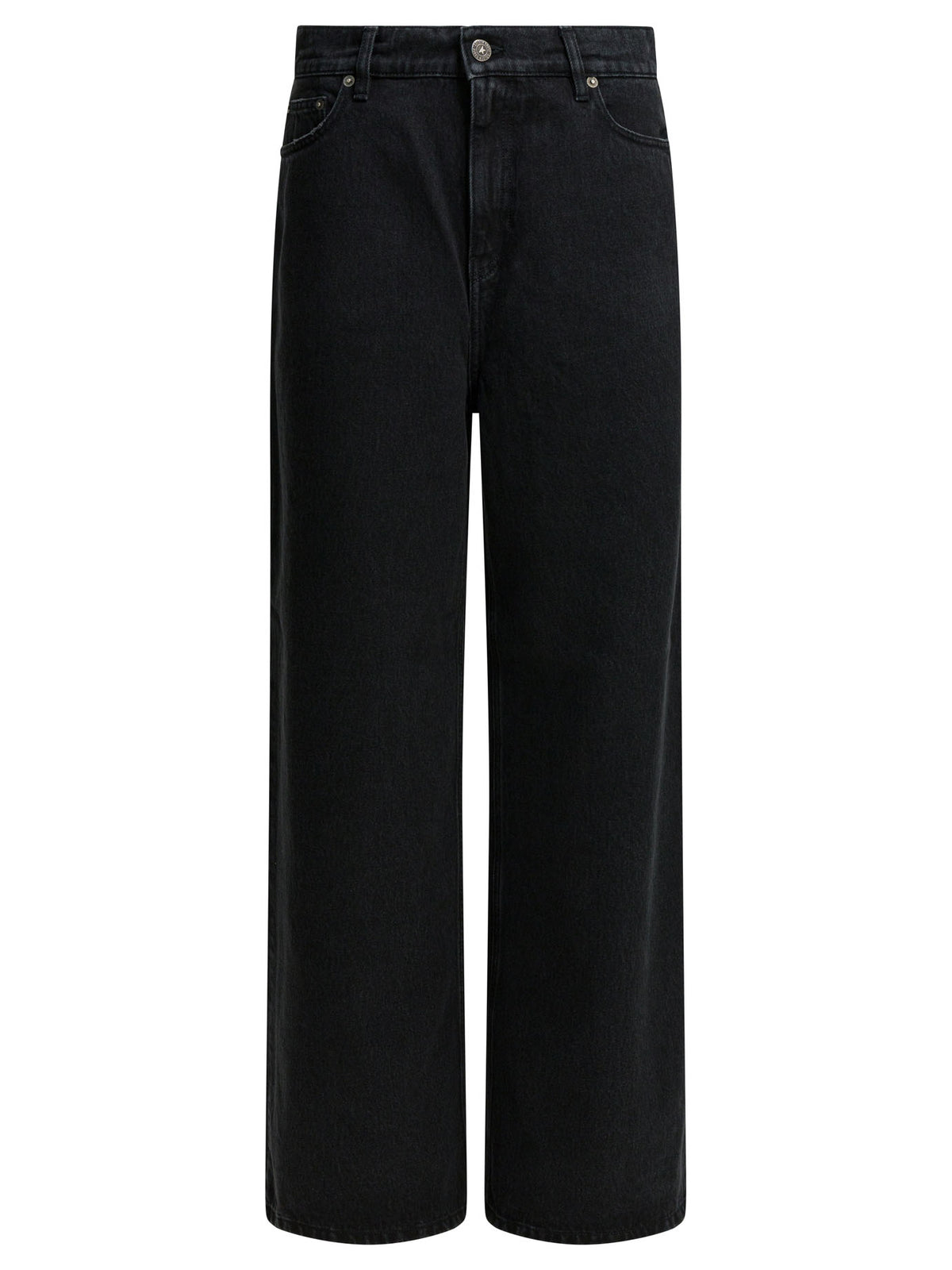 Golden Goose "Melody Boyfriend" Wide Leg Jeans - Black