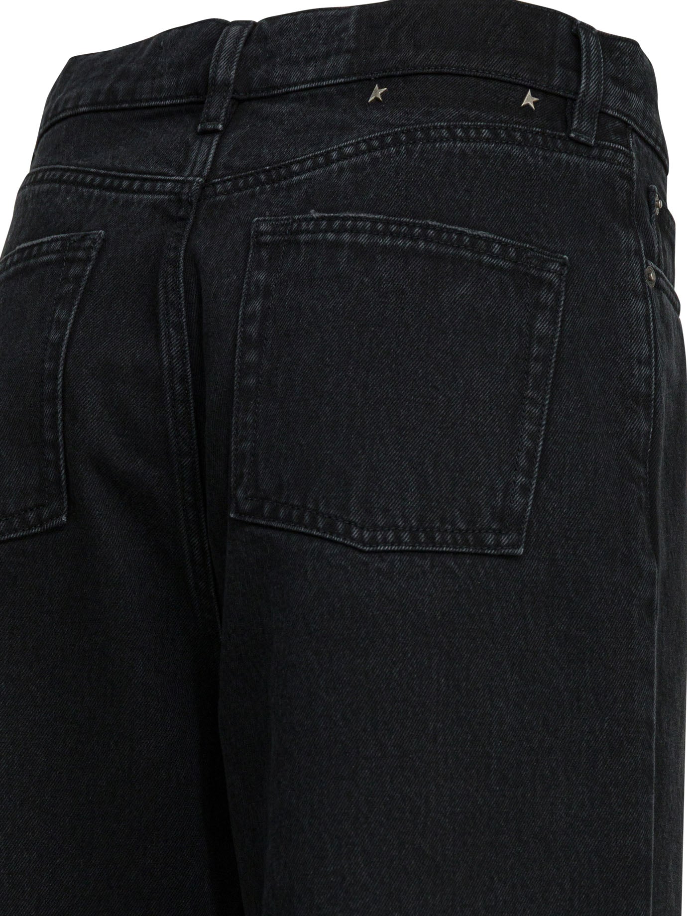 Golden Goose "Melody Boyfriend" Wide Leg Jeans - Black