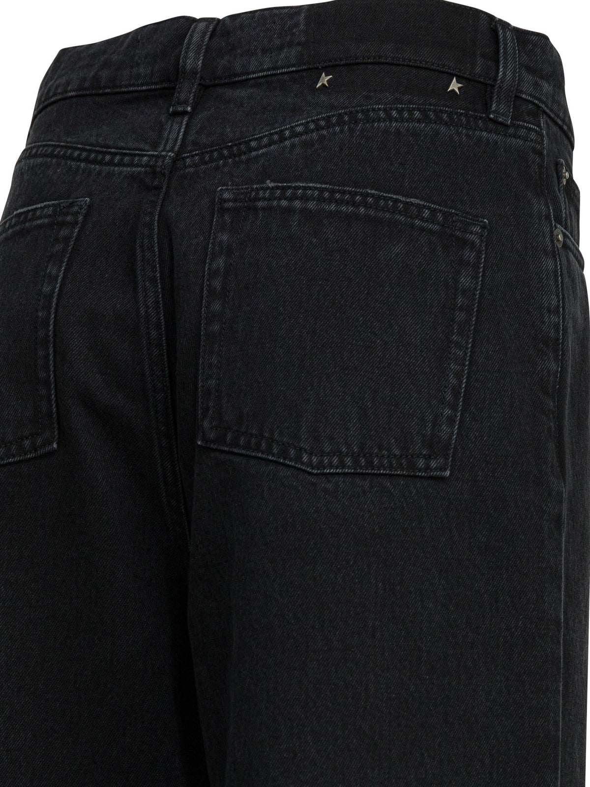 Golden Goose "Melody Boyfriend" Wide Leg Jeans - Black