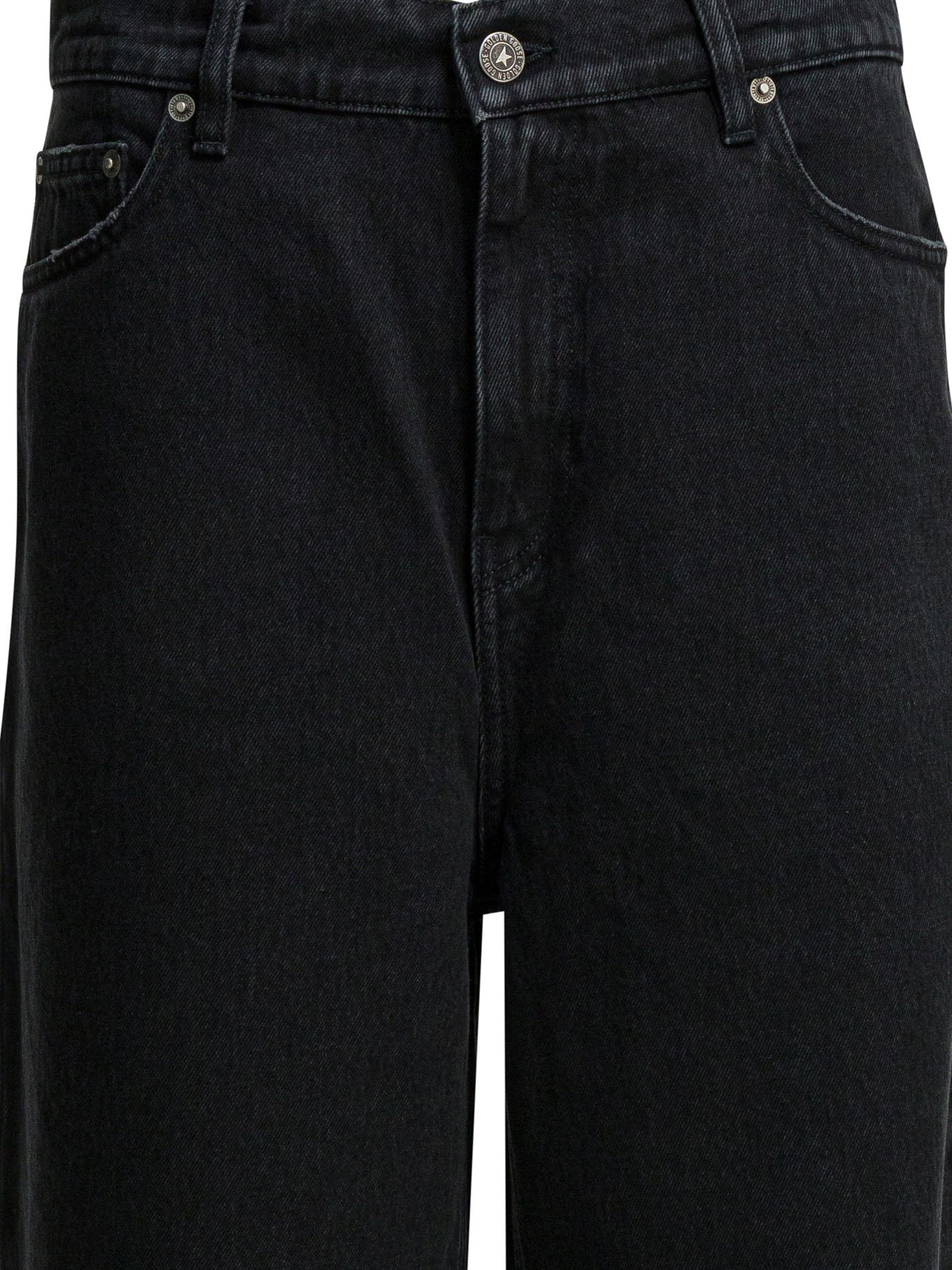 Golden Goose "Melody Boyfriend" Wide Leg Jeans - Black
