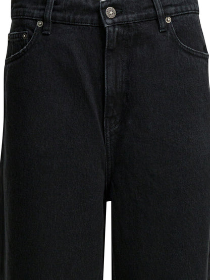 Golden Goose "Melody Boyfriend" Wide Leg Jeans - Black