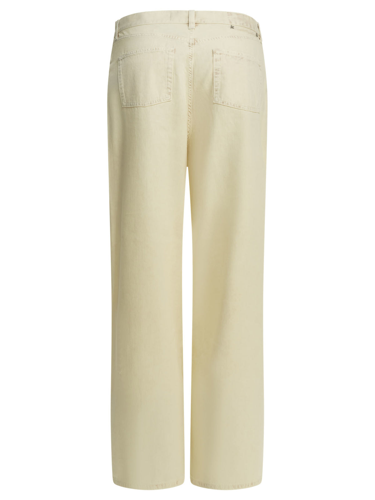 Golden Goose "Melody Boyfriend" Wide Leg Jeans - White