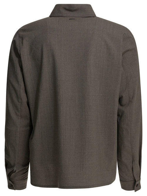 Herno Wool overshirt jacket - Grey