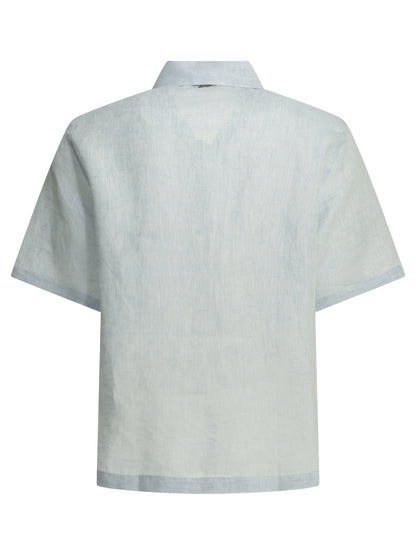 Herno Casual linen shirt - Light Blue