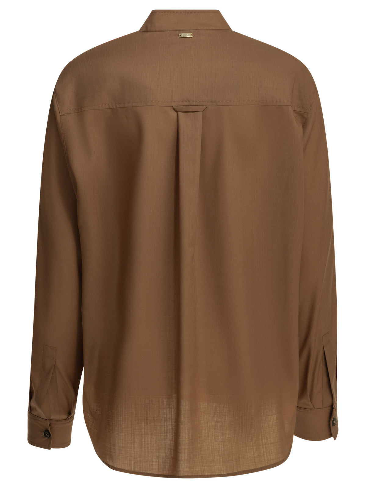 Herno Virgin wool casual shirt - Brown