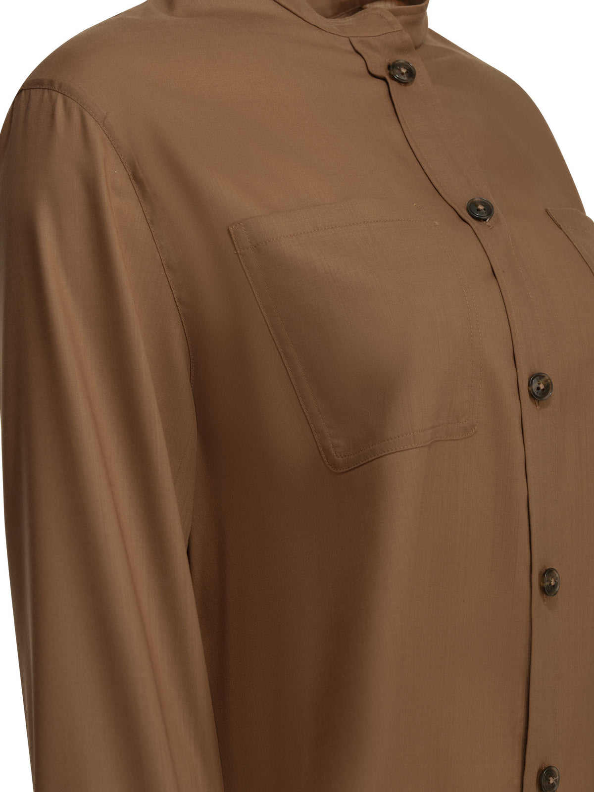 Herno Virgin wool casual shirt - Brown