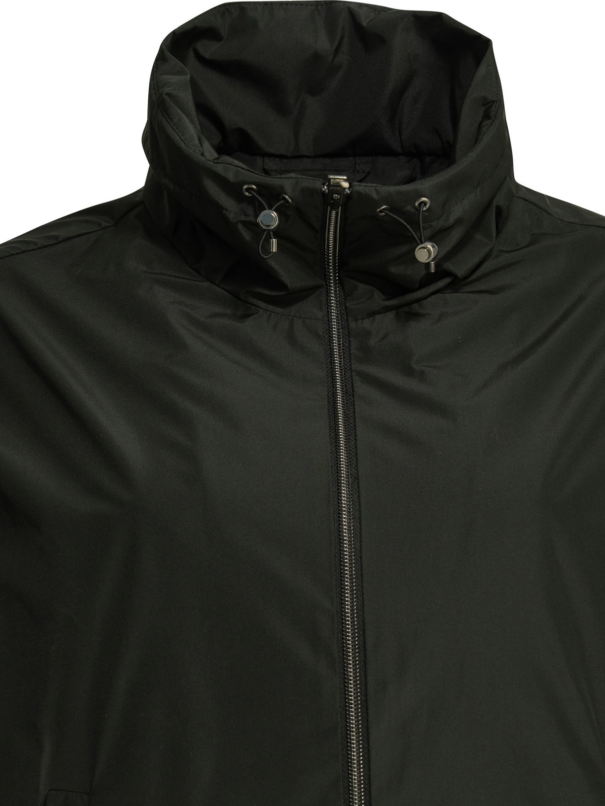 Herno "New Techno Taffeta" Raincoat - Black