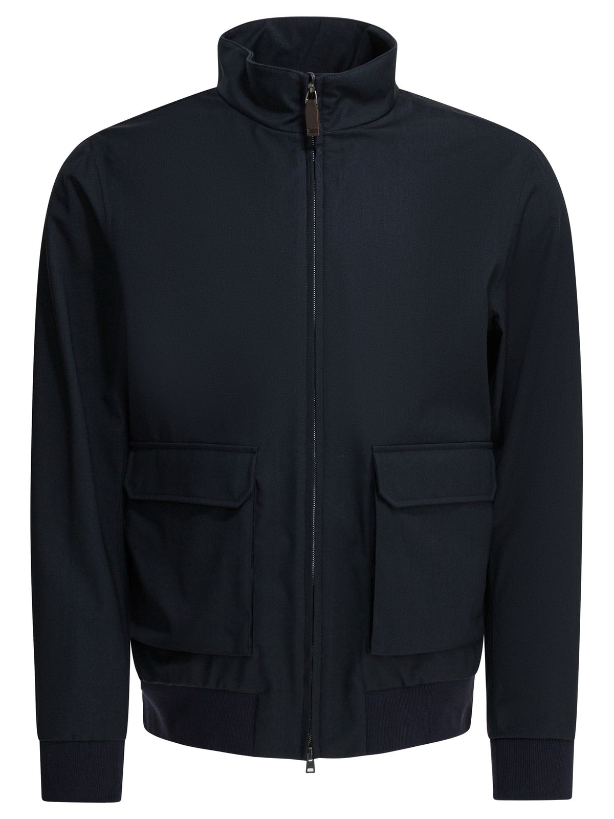 Herno Virgin wool bomber jacket - Blue
