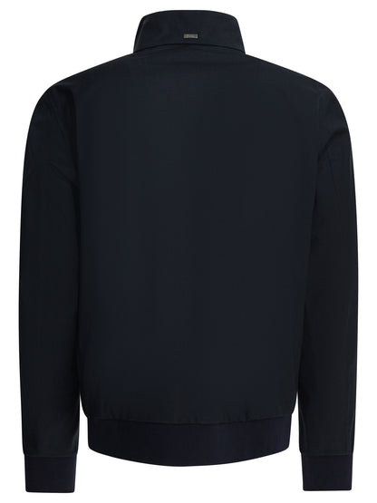 Herno Virgin wool bomber jacket - Blue