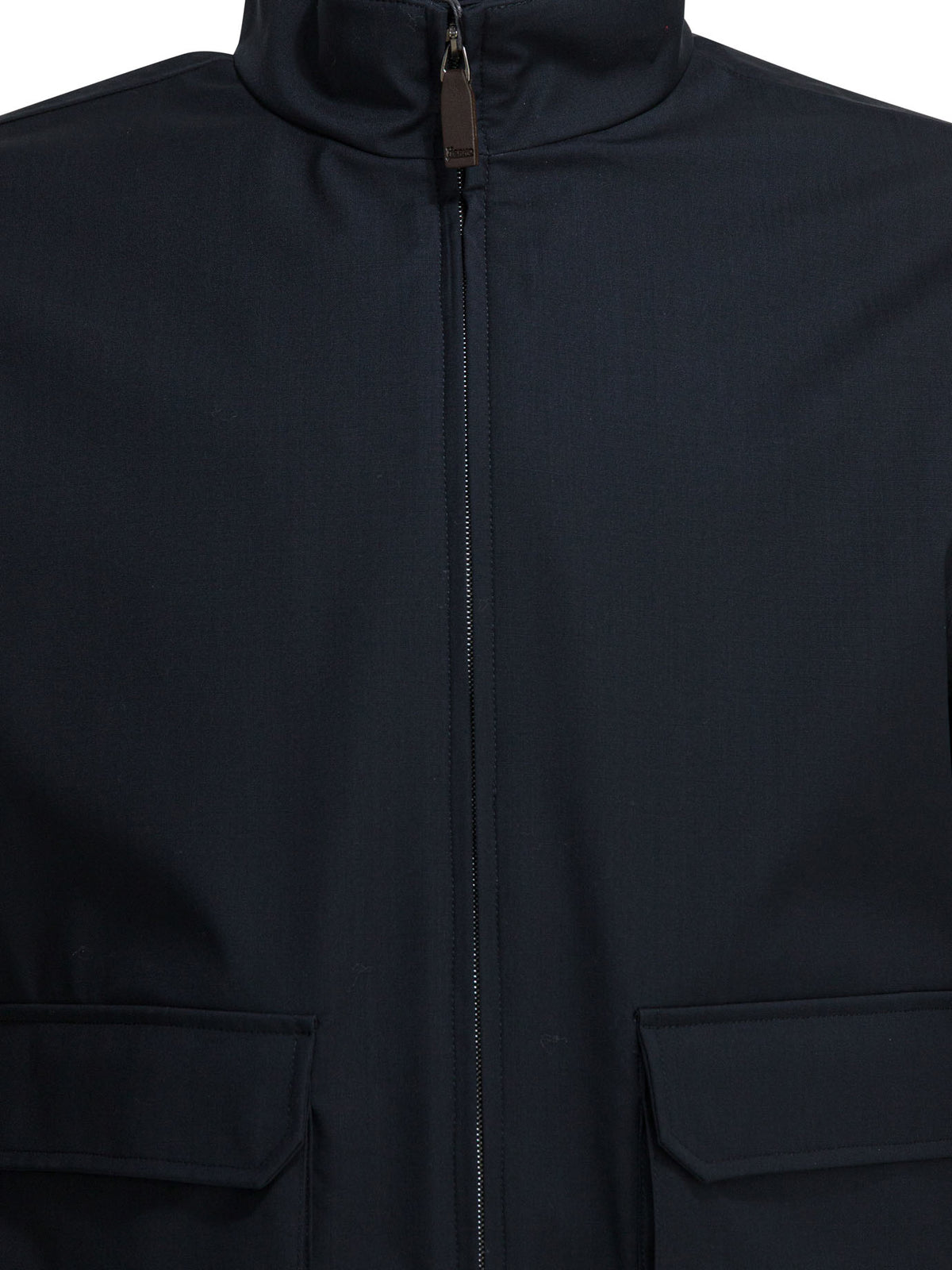Herno Virgin wool bomber jacket - Blue