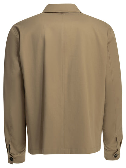 Herno Cotton overshirt jacket - Beige