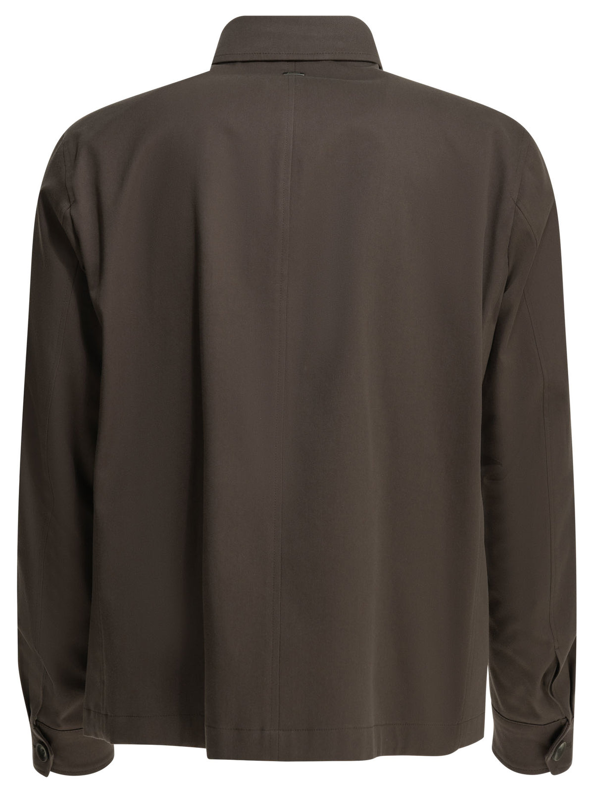 Herno Cotton overshirt jacket - Brown