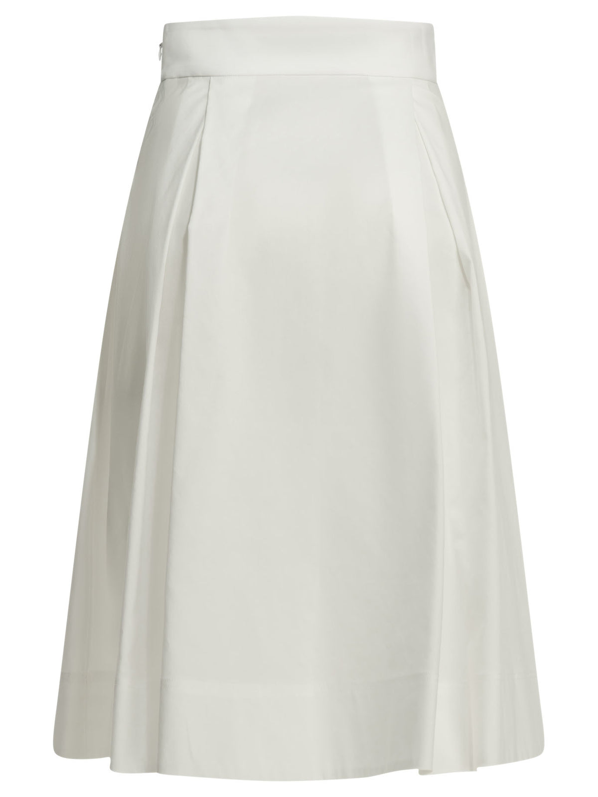 Herno A-line midi skirt - White