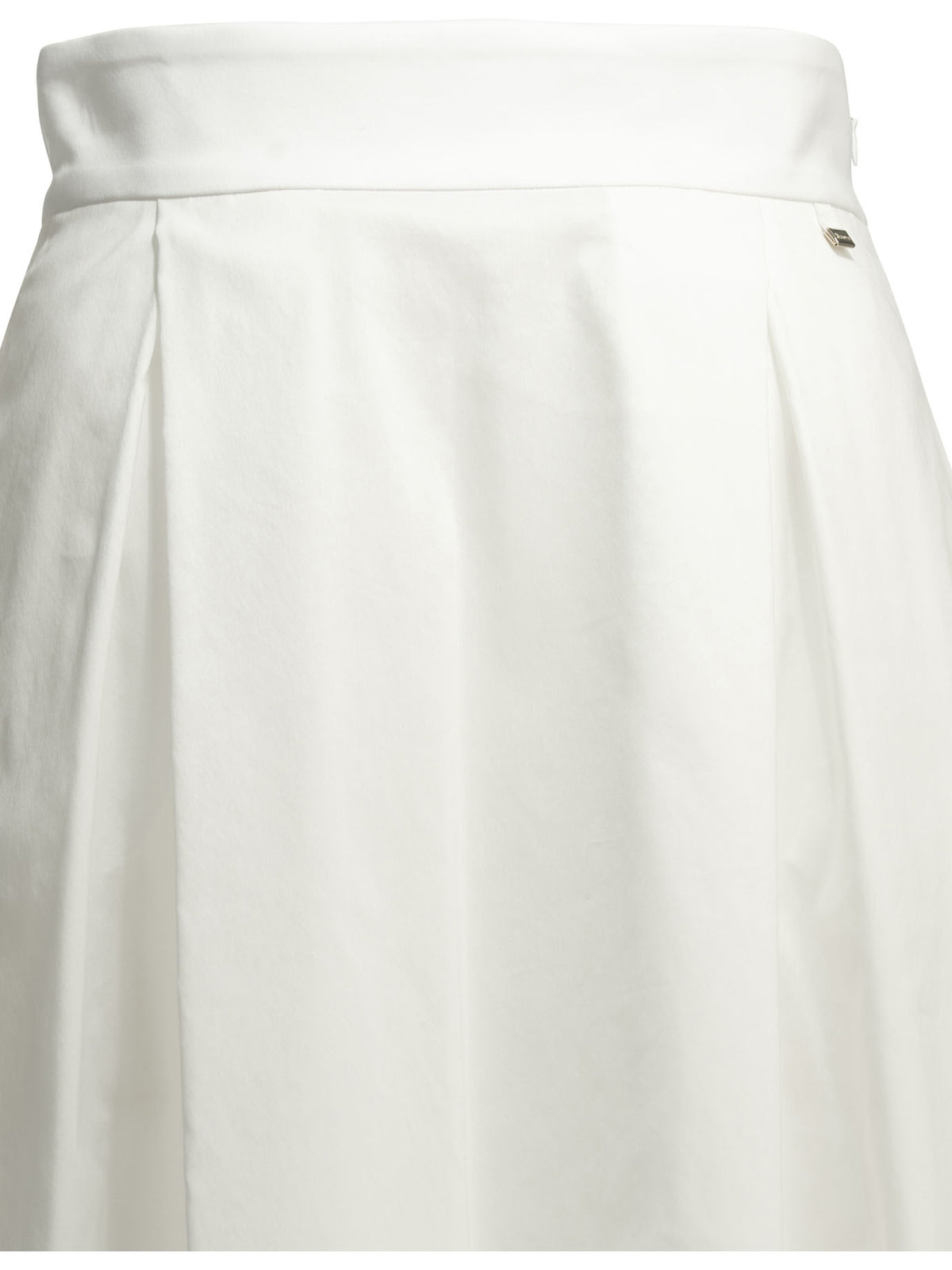 Herno A-line midi skirt - White