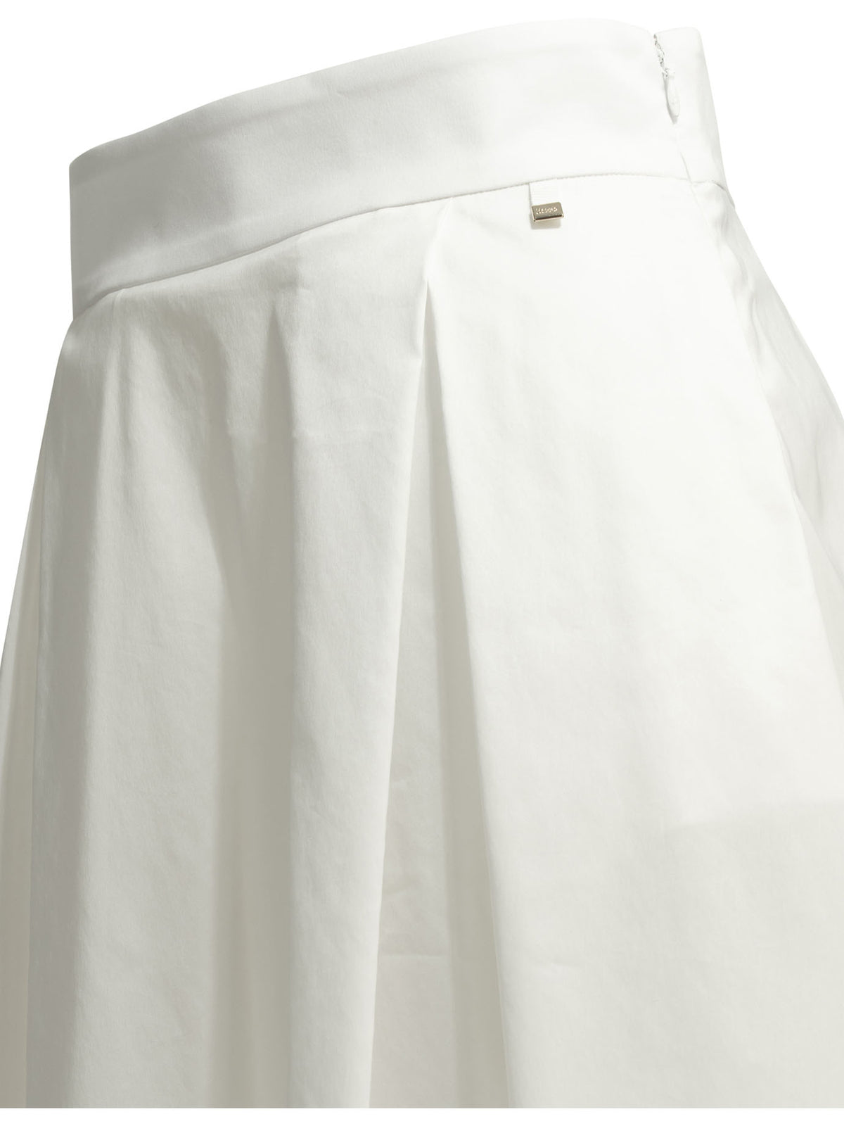 Herno A-line midi skirt - White