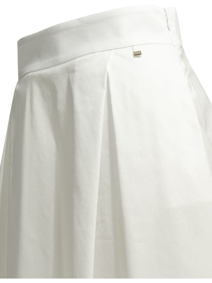 Herno A-line midi skirt - White
