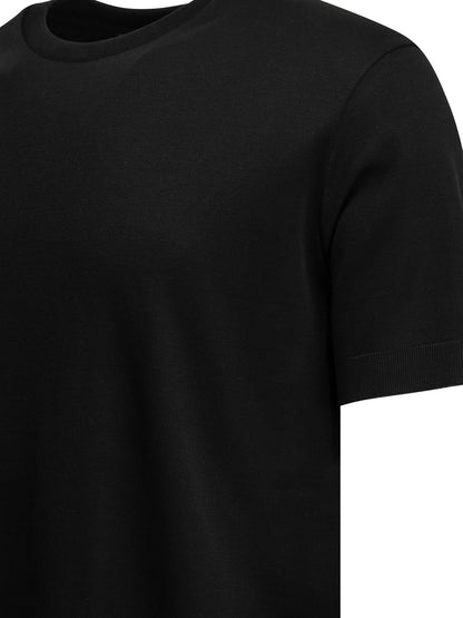 Herno "E Polo" crew-neck T-shirt - Black