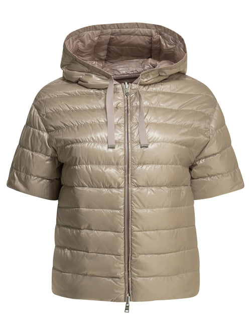 Herno Reversible short down jacket - Pink