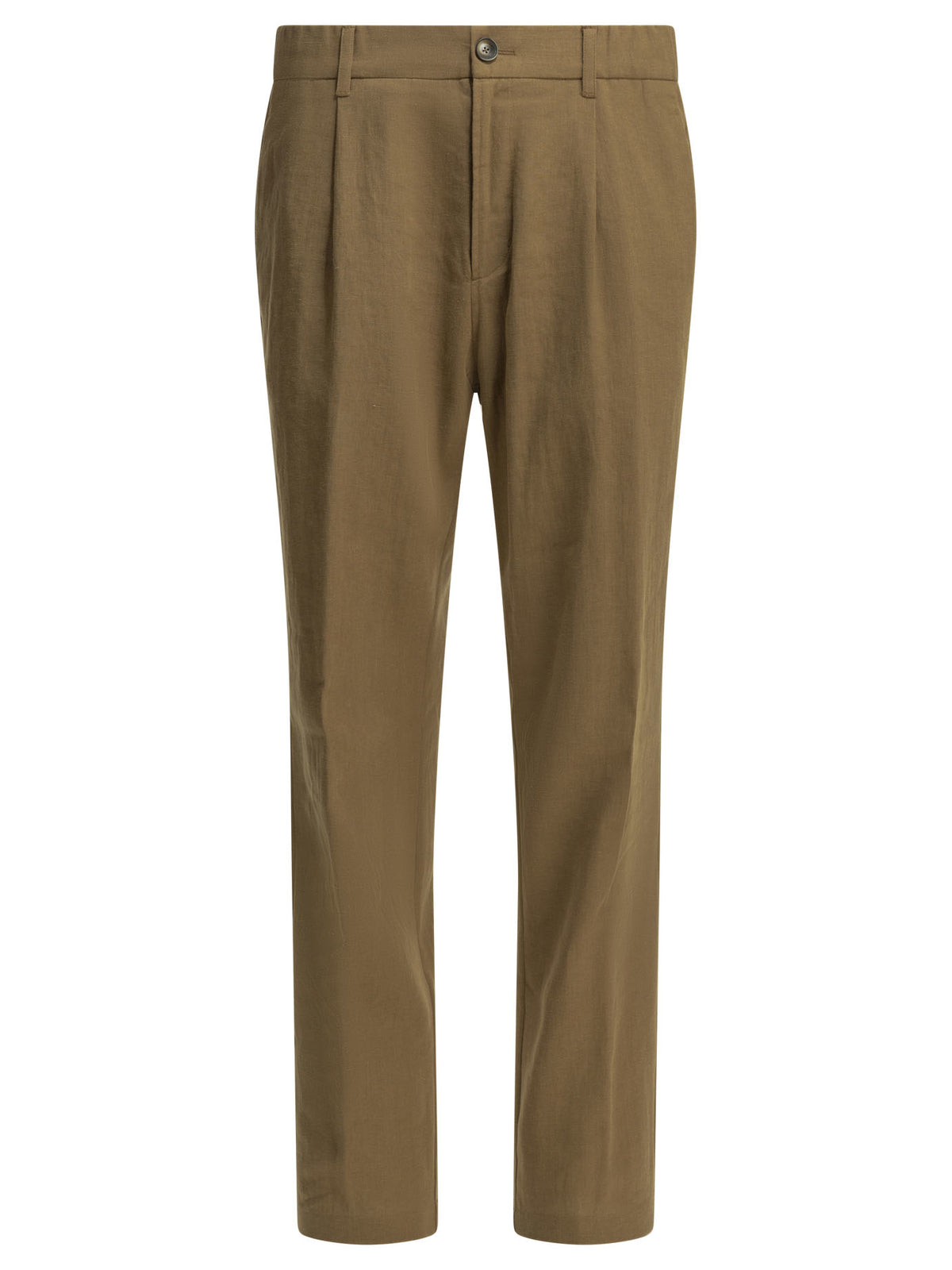 Herno Casual linen pants - Brown