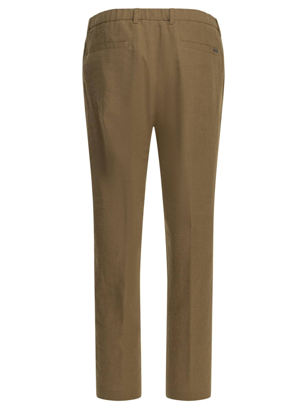Herno Casual linen pants - Brown