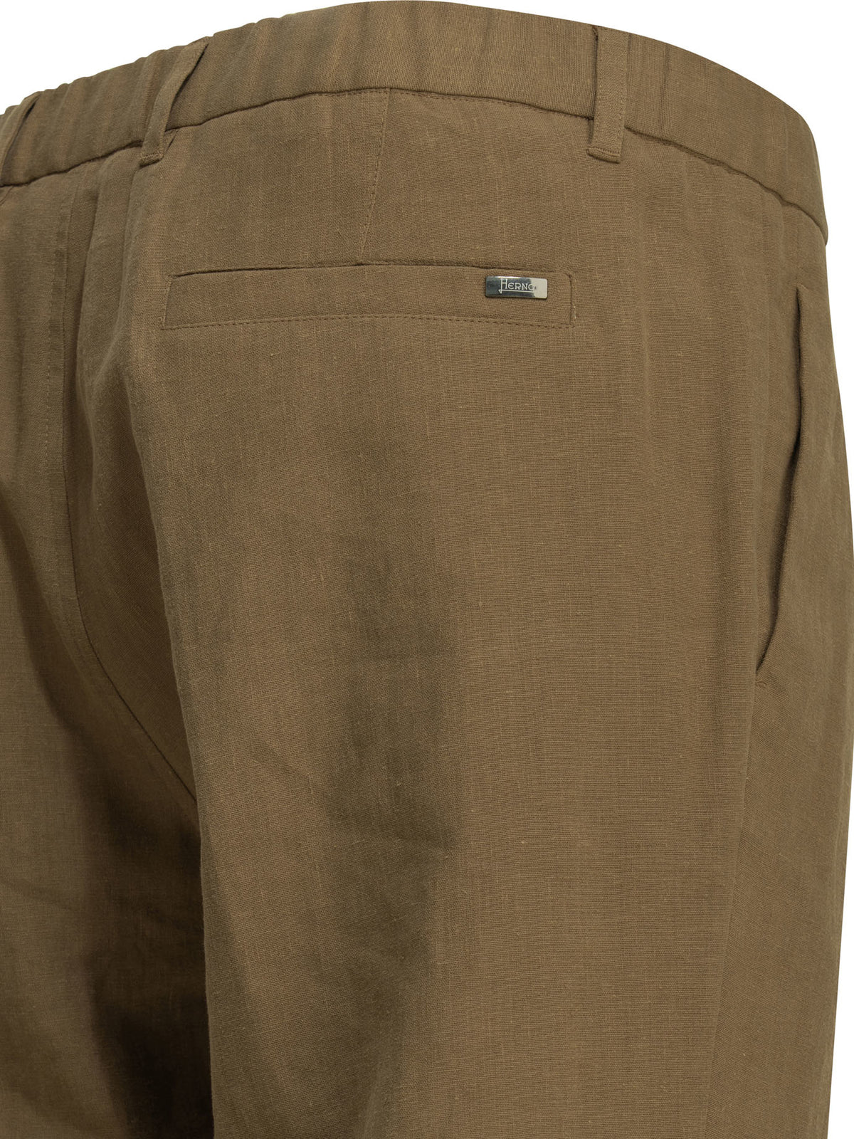 Herno Casual linen pants - Brown