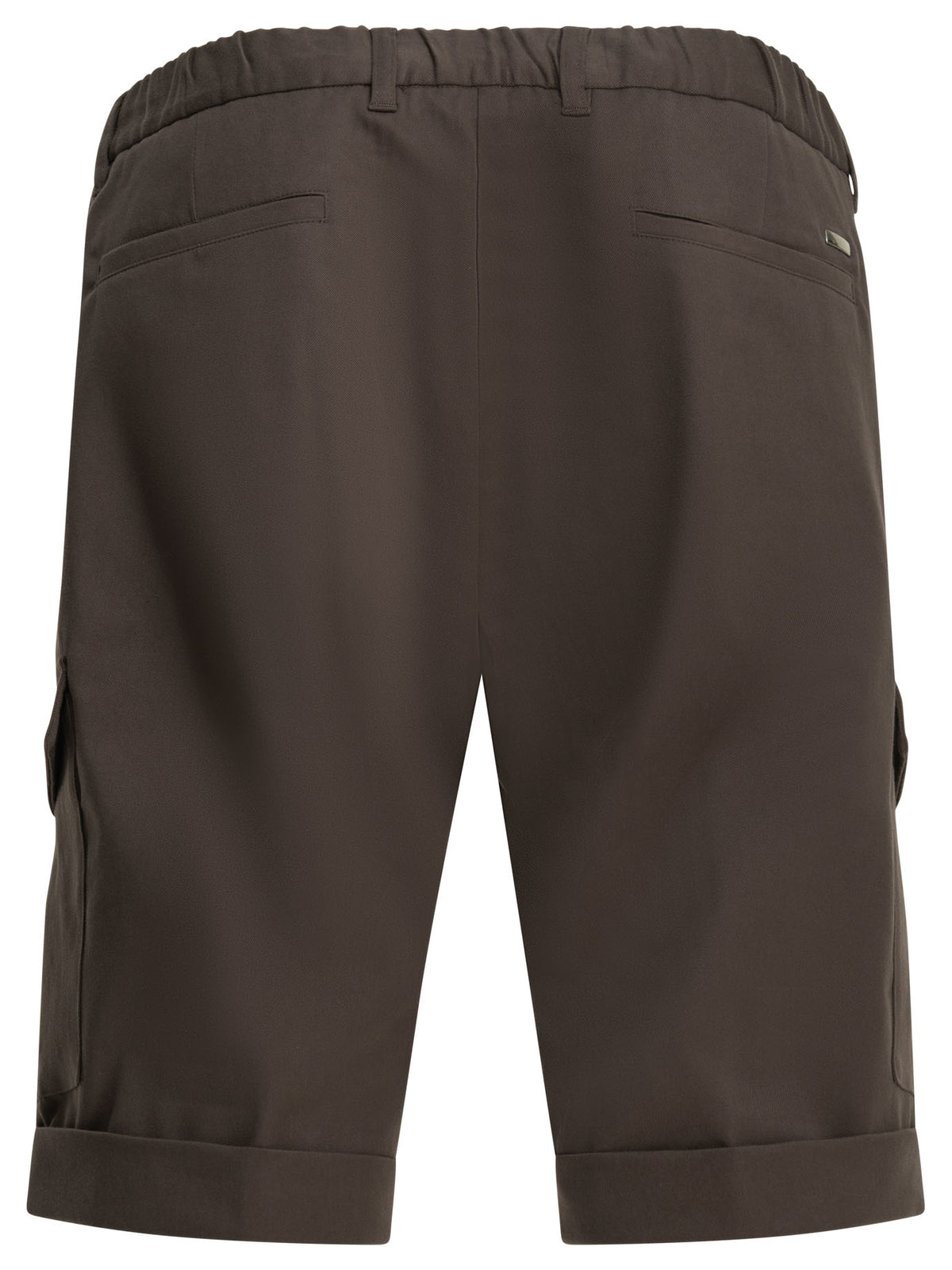 Herno Cotton cargo shorts - Brown