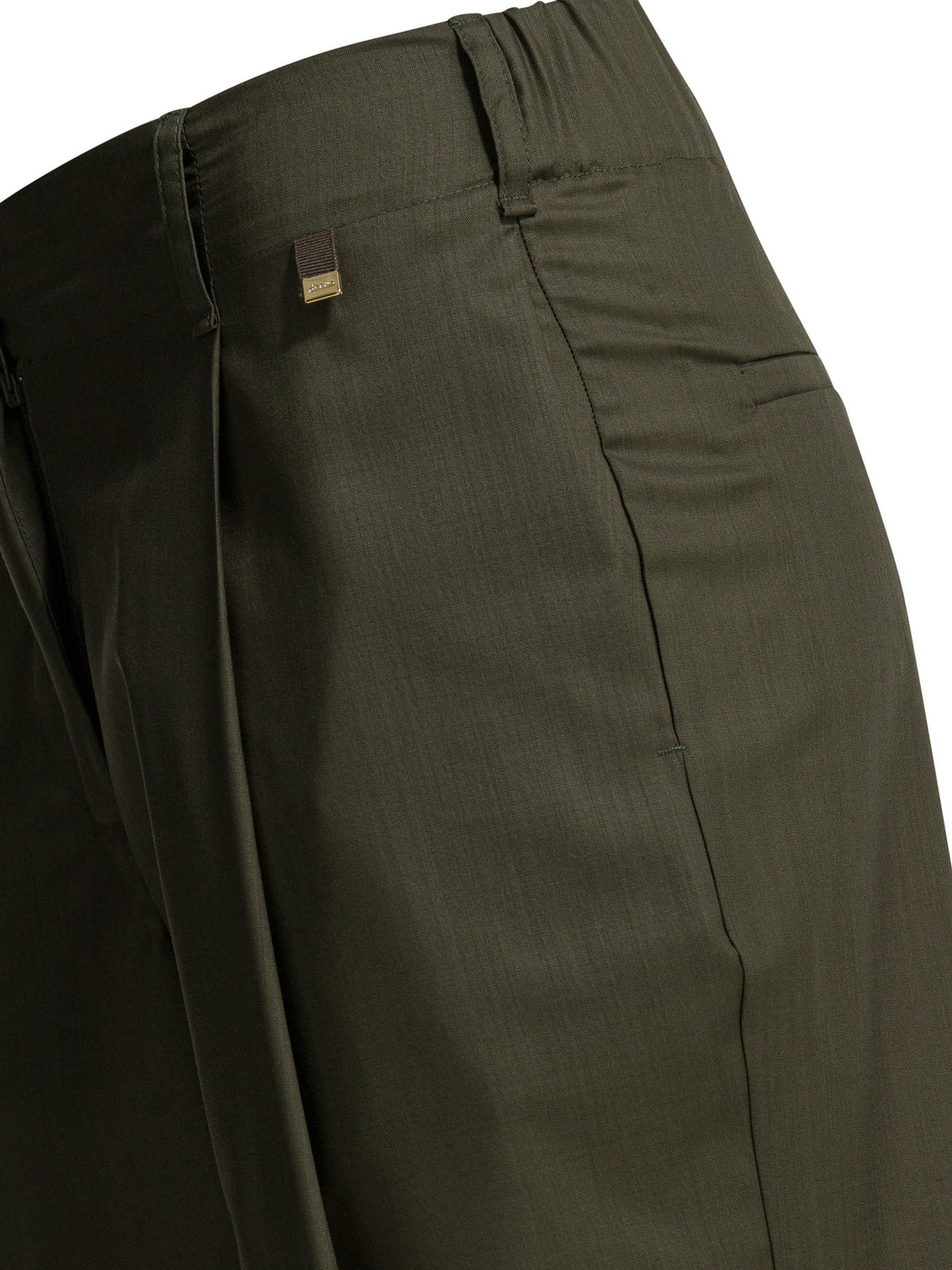 Herno Wool tailored pants - Green
