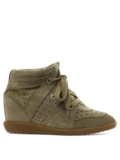 Isabel Marant "Bobby" high top sneakers - Brown