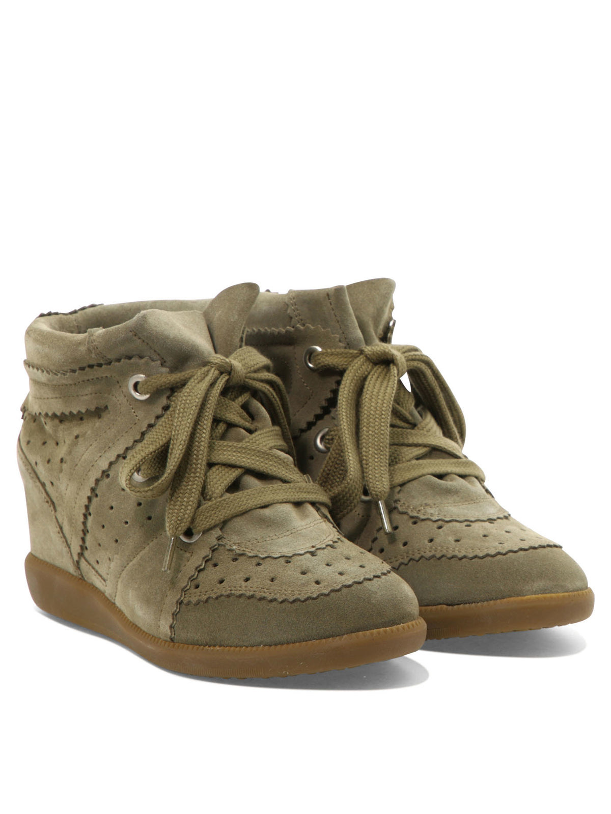 Isabel Marant "Bobby" high top sneakers - Brown