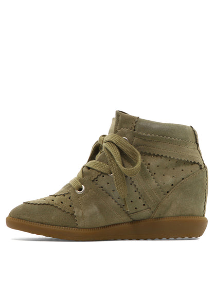 Isabel Marant "Bobby" high top sneakers - Brown