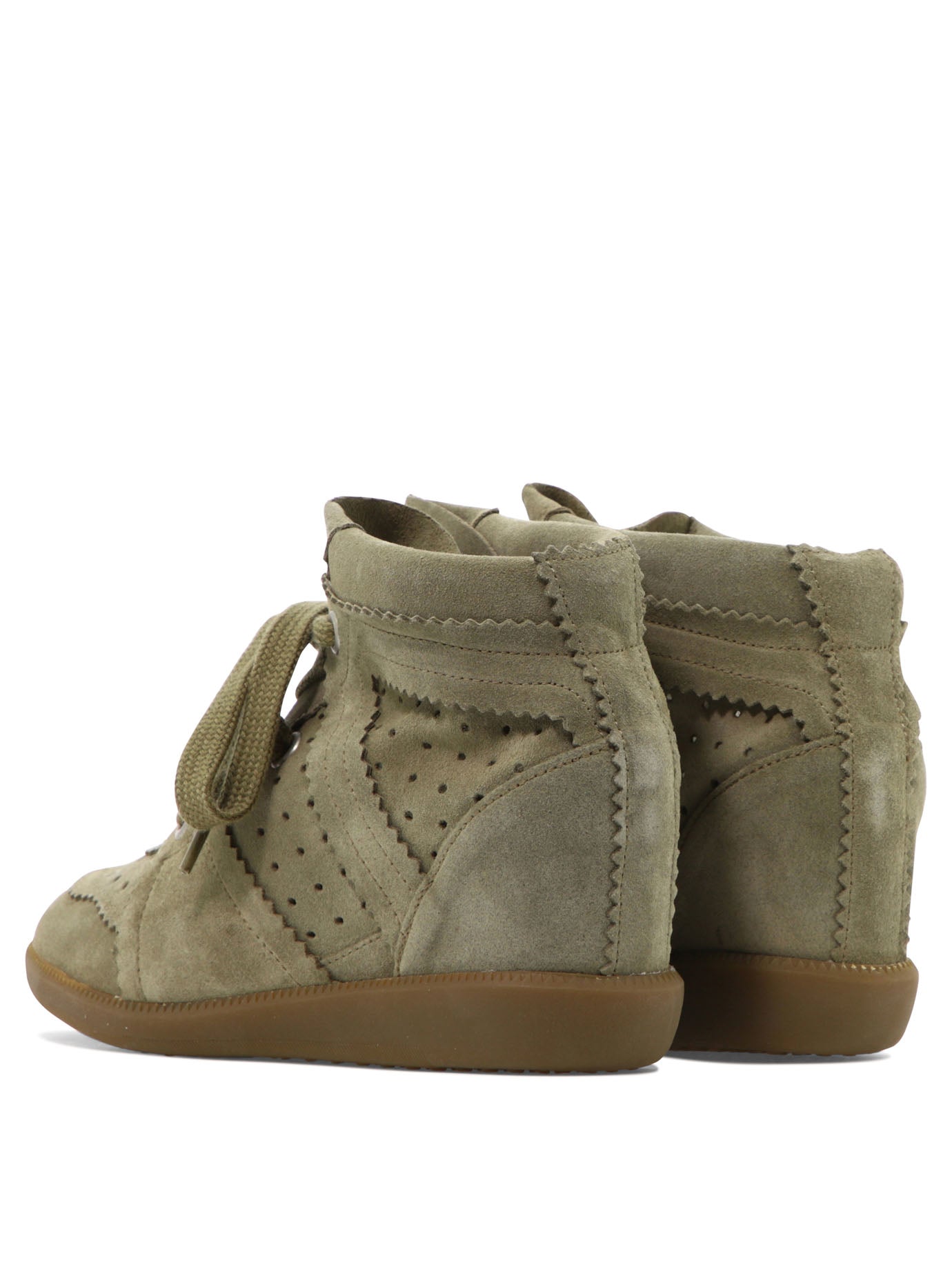 Isabel Marant "Bobby" high top sneakers - Brown