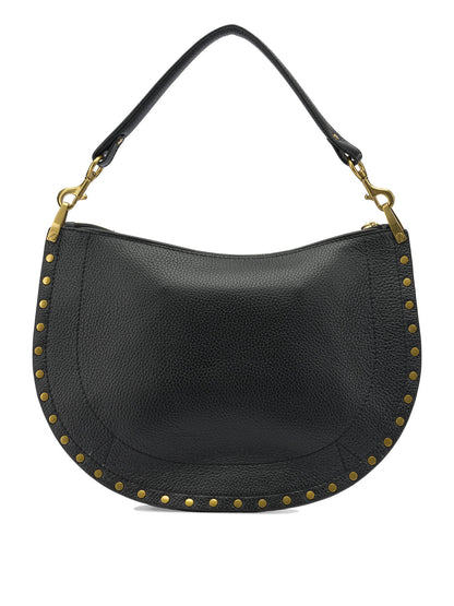 Isabel Marant "Oskan Soft Zip" Medium Shoulder Bag - Black