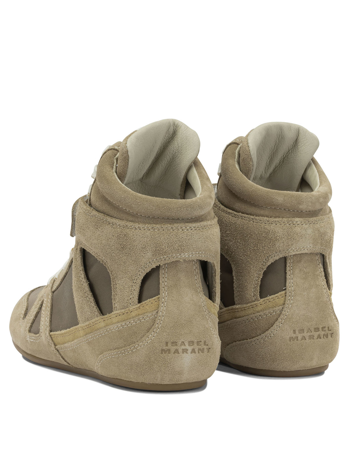 Isabel Marant "Senny High" High Sneakers - Beige