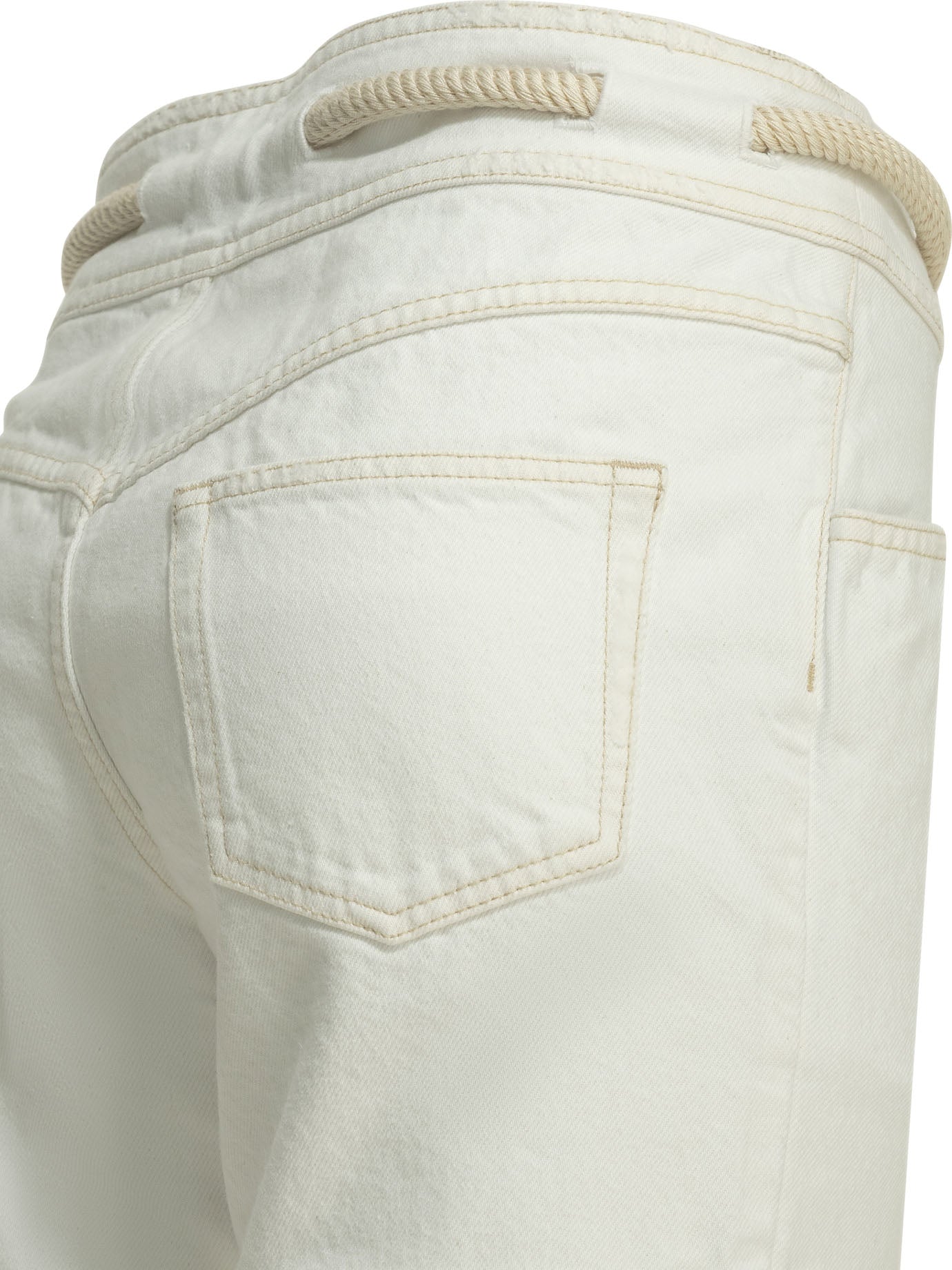 Isabel Marant "Alison" Straight-leg jeans - White
