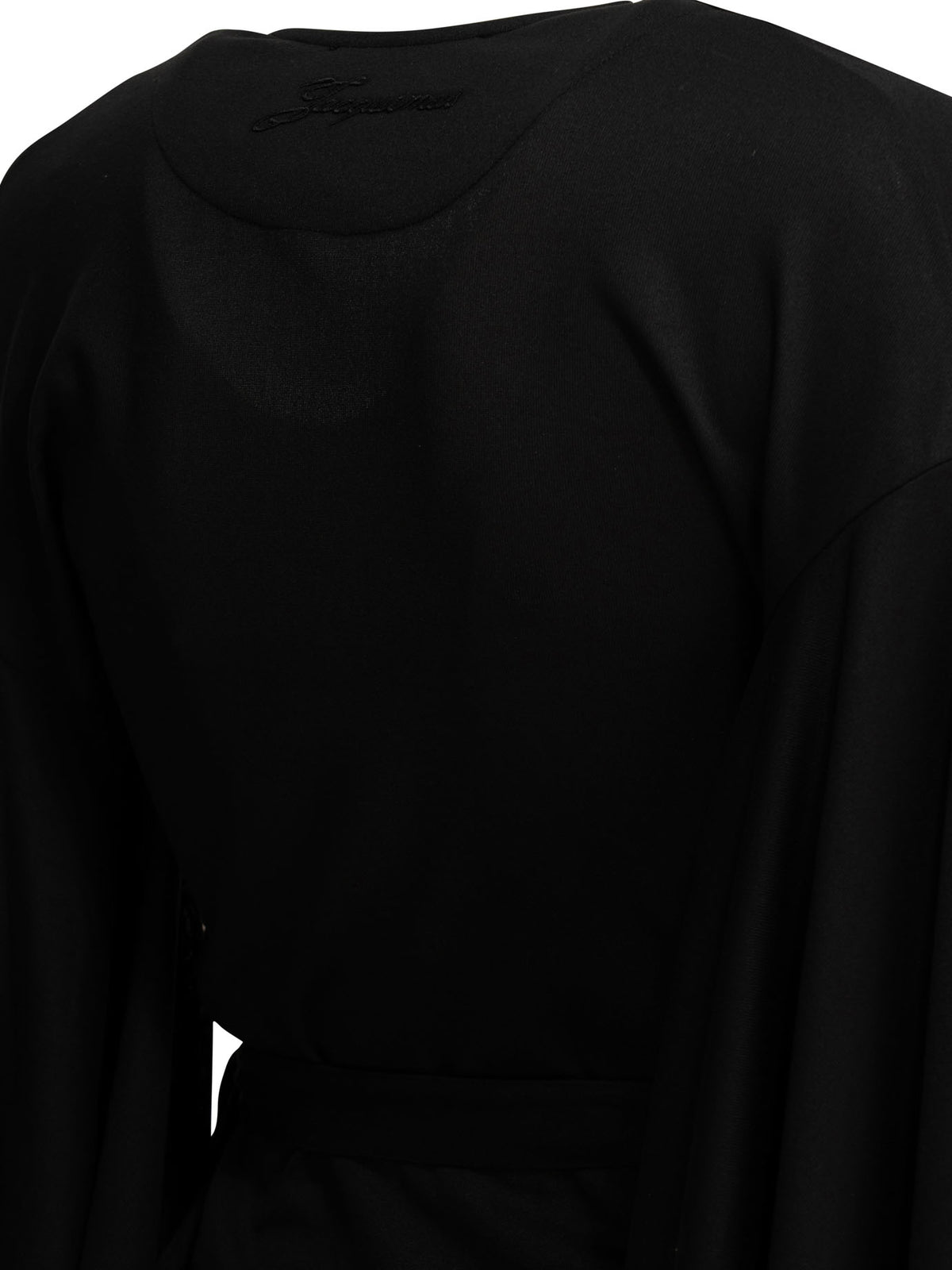 Jacquemus Casual wrap-around top - Black