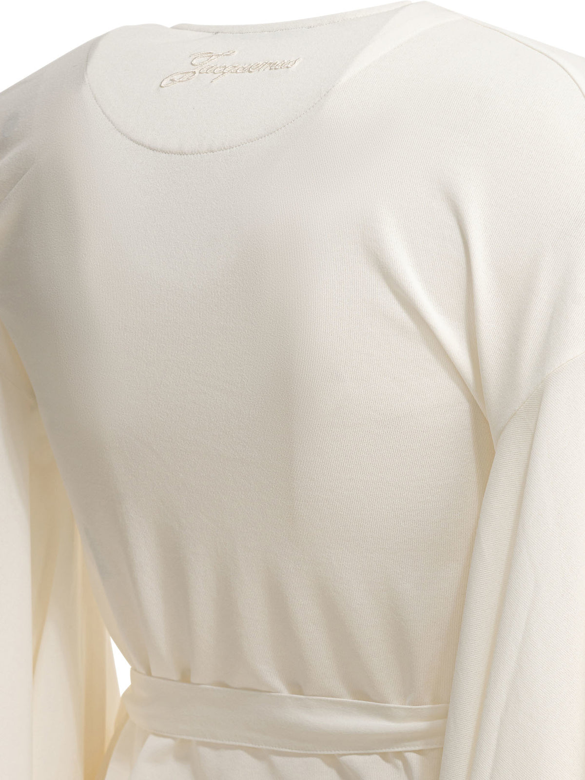 Jacquemus Casual wrap-around top - White