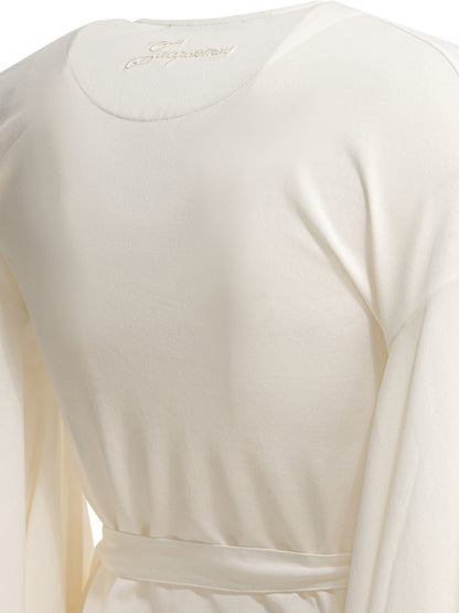 Jacquemus Casual wrap-around top - White