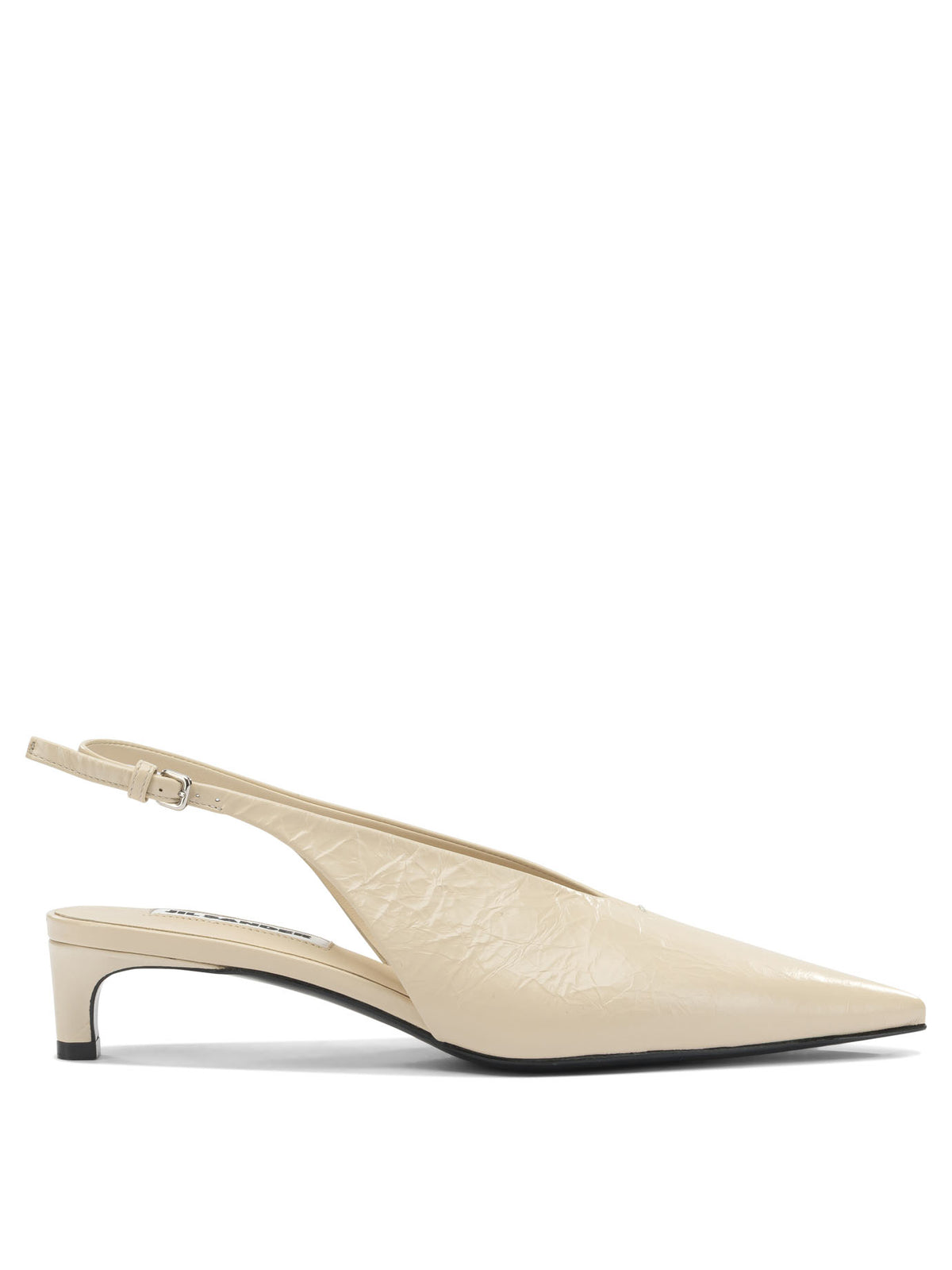 Jil Sander Leather slingback - Beige