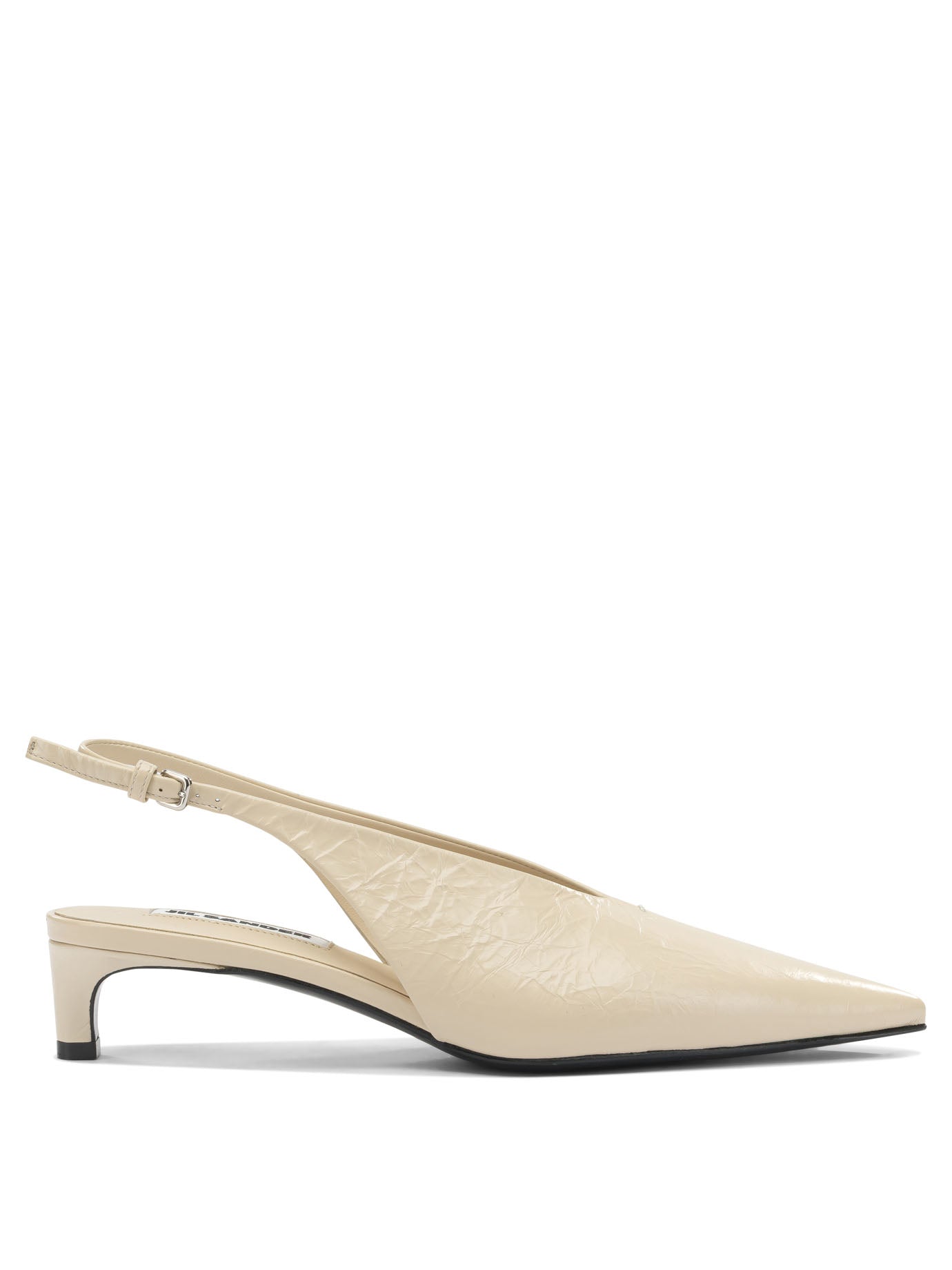 Jil Sander Leather slingback - Beige