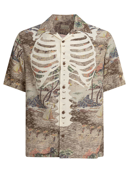 Kapital "Kamekameha Bone" Casual Shirt - Beige