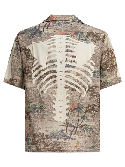 Kapital "Kamekameha Bone" Casual Shirt - Beige
