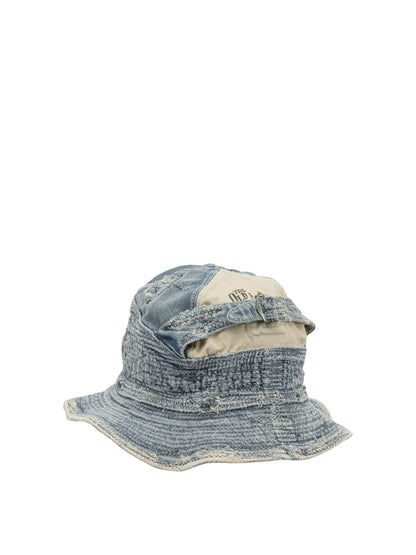 Kapital "The Old Man and The Sea" Bucket Hat - Blue