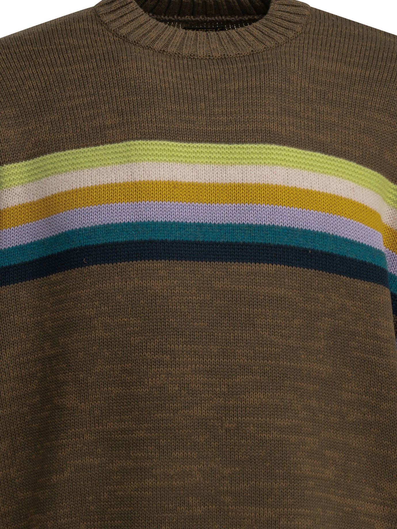 Kapital "Peckish Rainbow" crewneck sweater - Brown