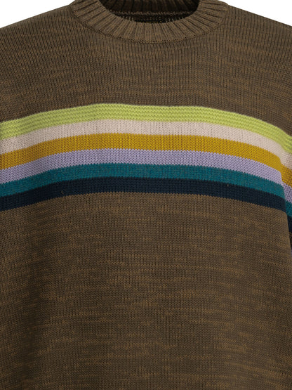 Kapital "Peckish Rainbow" crewneck sweater - Brown