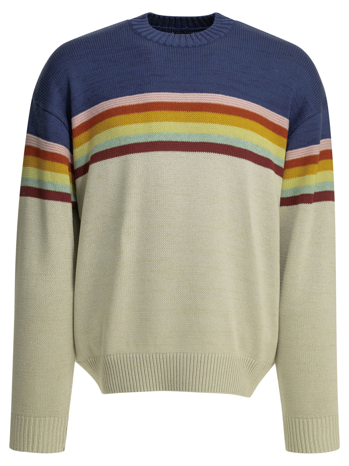 Kapital "2 Tones Peckish Rainbow" crewneck sweater - Purple